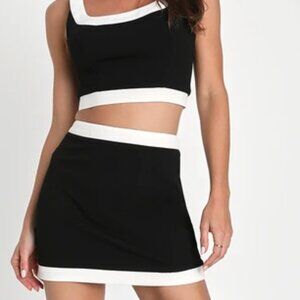 Bodycon Colorblock TWO PIECE SET